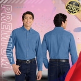 Port Authority® Tall Long Sleeve Denim Shirt