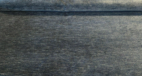 Lush Upholstery Soft Chenille Fabric - Blue Denim, 56" Width, Railroaded (1 Yard)