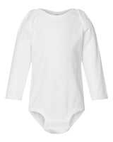 RADYAN® Infant Fine Jersey Long Sleeve Bodysuit Soft Cotton Fabric with Comfortable Snap Closure