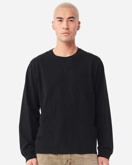 BELLA + CANVAS 4851GD unisex garment dyed long sleeve tee with vintage finish