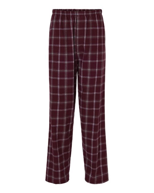 Boxercraft® Men’s Harley Flannel Pants Double-Brushed Cotton, Elastic Waist & Plaid Design