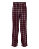 Boxercraft® Men’s Harley Flannel Pants Double-Brushed Cotton, Elastic Waist & Plaid Design