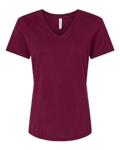 BELLA + CANVAS® Women's Relaxed Jersey V-Neck Tee - 6405