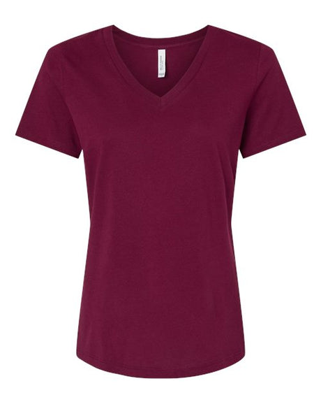 BELLA + CANVAS® Women's Relaxed Jersey V-Neck Tee - 6405