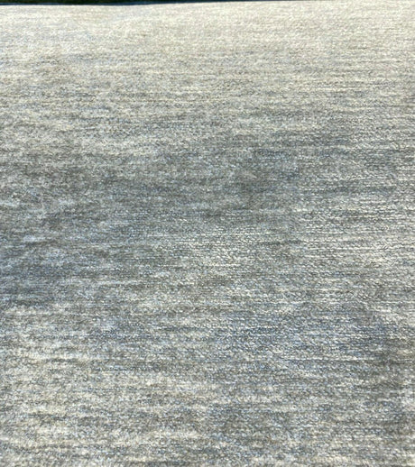 Lush Upholstery Soft Chenille Fabric - Gray Fog, 56" Width, Railroaded (1 Yard)