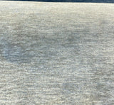 Lush Upholstery Soft Chenille Fabric - Gray Fog, 56" Width, Railroaded (1 Yard)