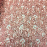 Floral Sequin Lace Fabric 52" Wide Polyester