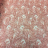 Floral Sequin Lace Fabric 52" Wide Polyester