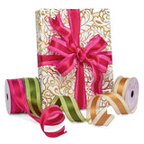 Satin Center Ribbon Old Willow Color 1 / ROLL