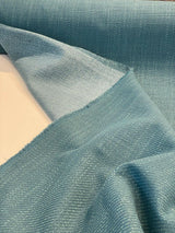 Interweave Chenille Fabric - Teal Turquoise Solid Color, 56" Width (1 Yard)