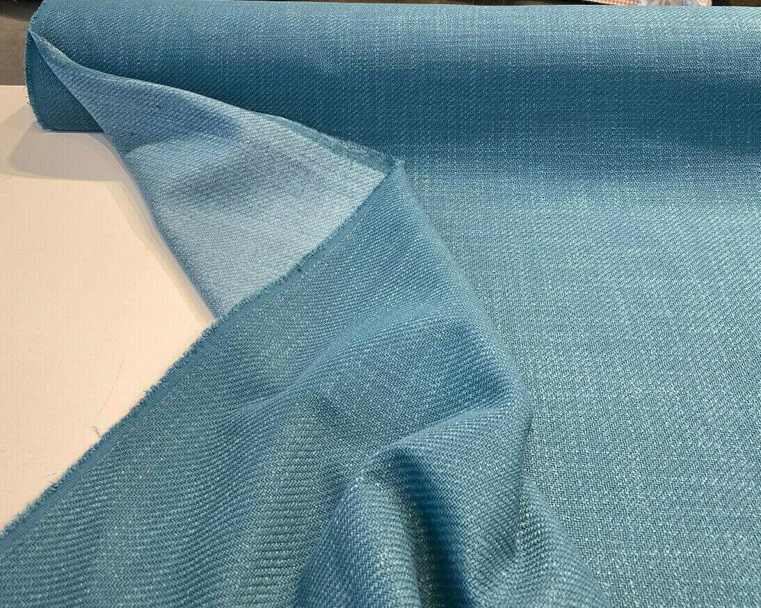 Interweave Chenille Fabric - Teal Turquoise Solid Color, 56" Width (1 Yard)