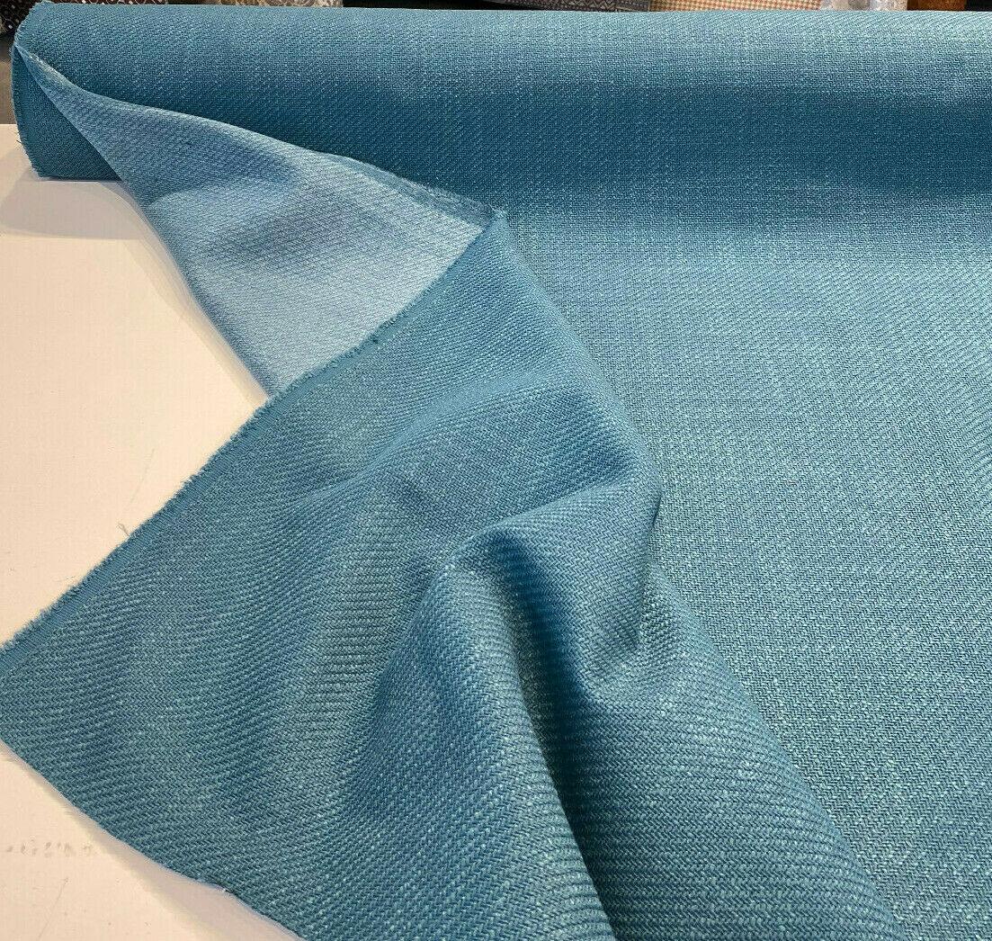 Interweave Chenille Fabric - Teal Turquoise Solid Color, 56" Width (1 Yard)