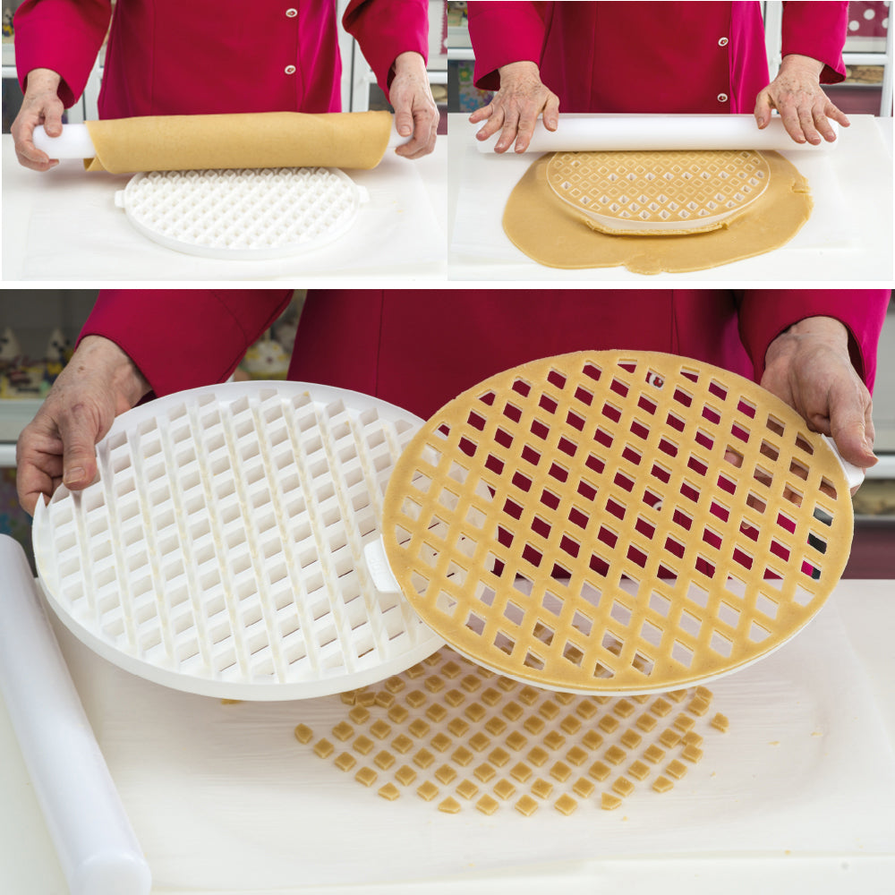 Decora Classic Lattice Pie Cutter, 11.8" Diameter