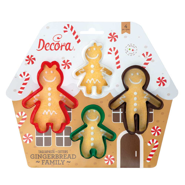 Decora Happy Family Plastic Cookie Cutters