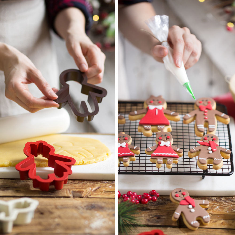 Decora Happy Family Plastic Cookie Cutters