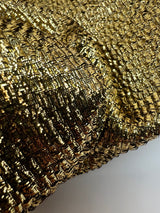 Golden Jacquard Lurex Fabric