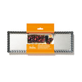 Decora Fluted Rectangle Tart Pan with Removable Bottom, 13.8" x 4.3" x 1.0"