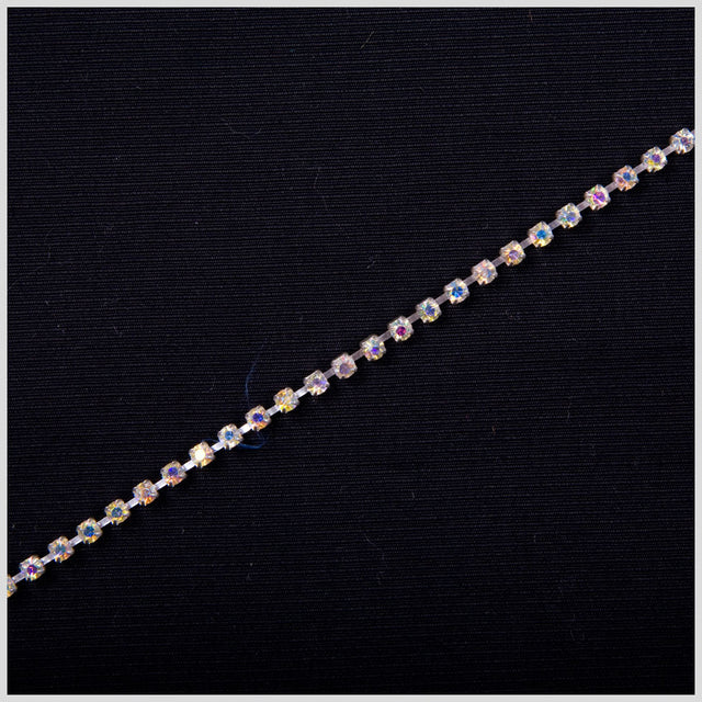 SS12 Crystal/AB/Silver Metal & Czech Rhinestone