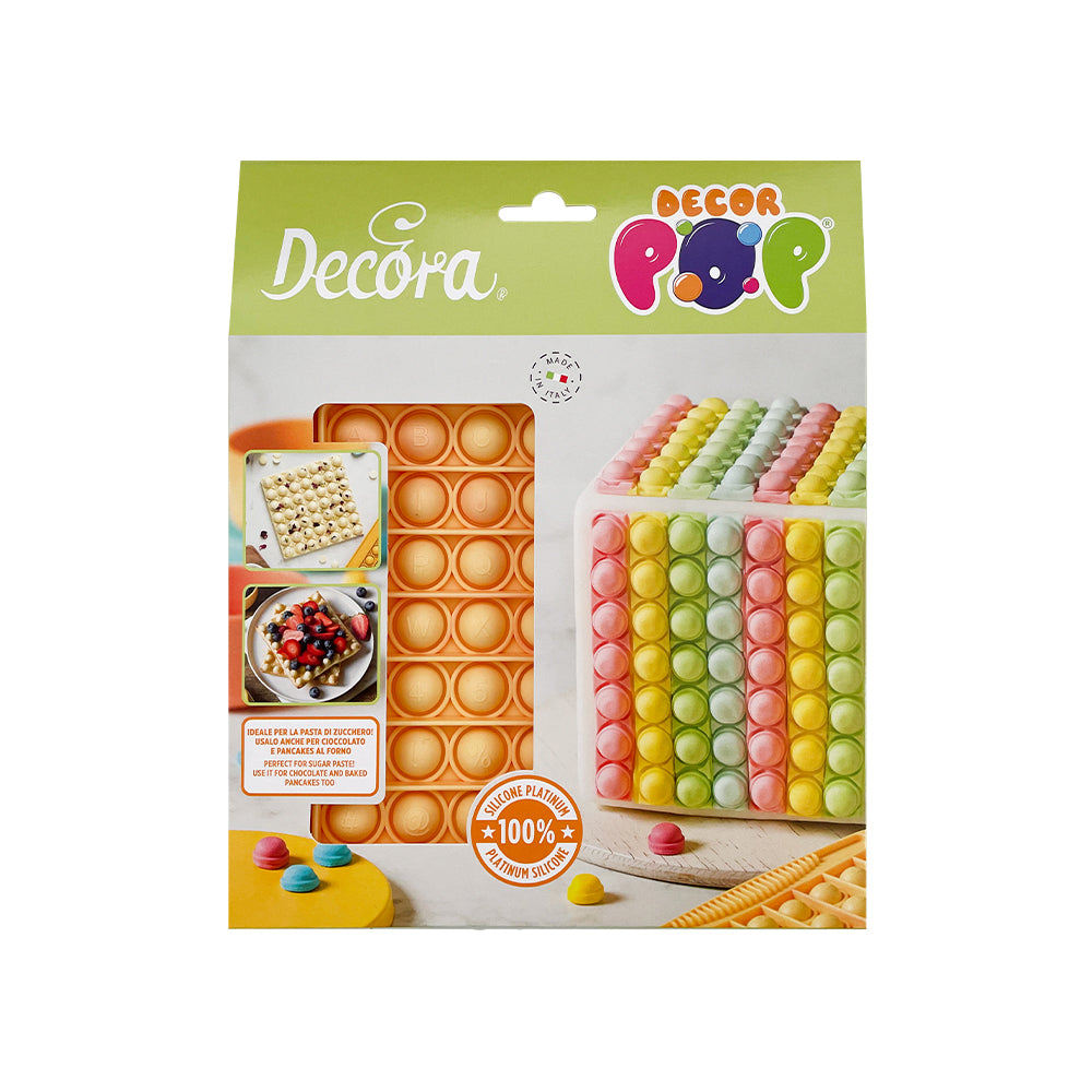 Decora DecorPop Square Silicone Mold, 5.4"