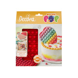 Decora DecorPop Heart Silicone Mold, 6.0"