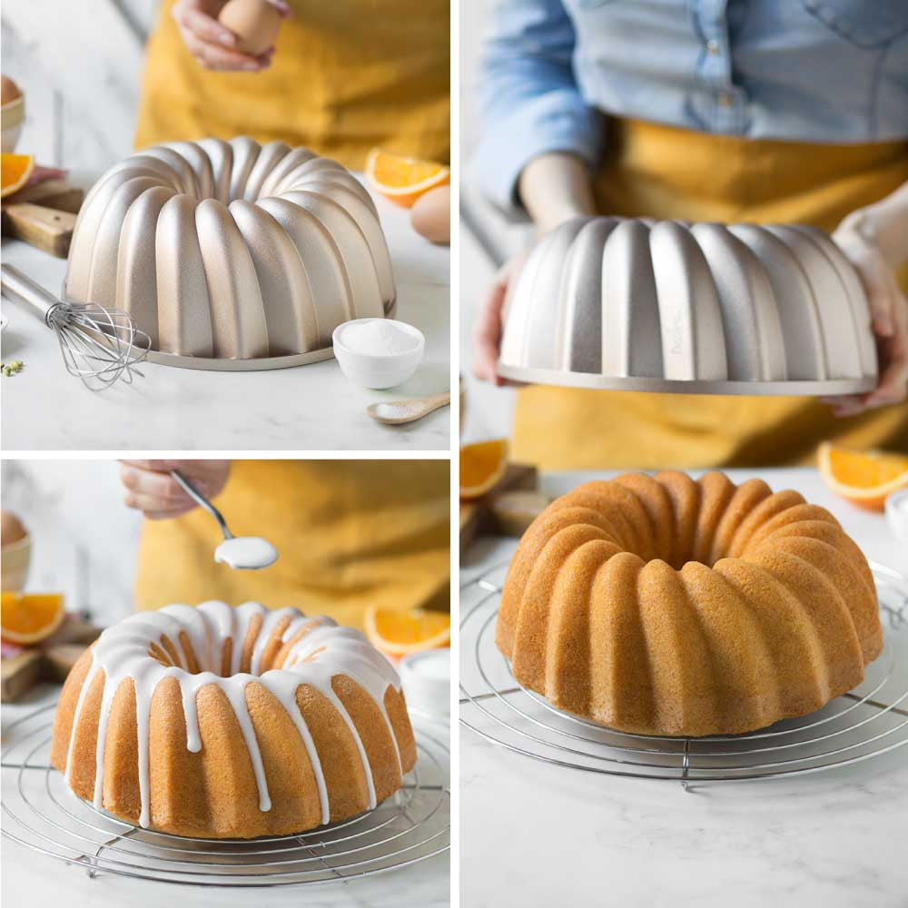 Decora Carol Cake Pan, 9.4" Dia. x 4.0"