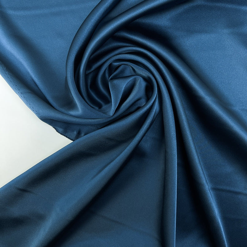 Blue Twill Stretch Fabric