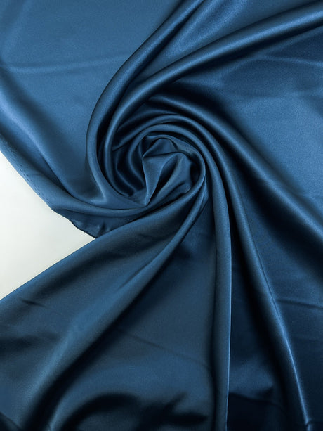 Blue Twill Stretch Fabric