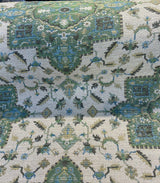 Wesley Chenille Fabric - Key Lime Damask, 56" Width (1 Yard)