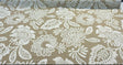 Robert Allen Mettaline Chenille Fabric - Pumice Floral, 58" Width (1 Yard)
