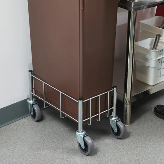 Winco Wire Dolly for Slender Trash Can