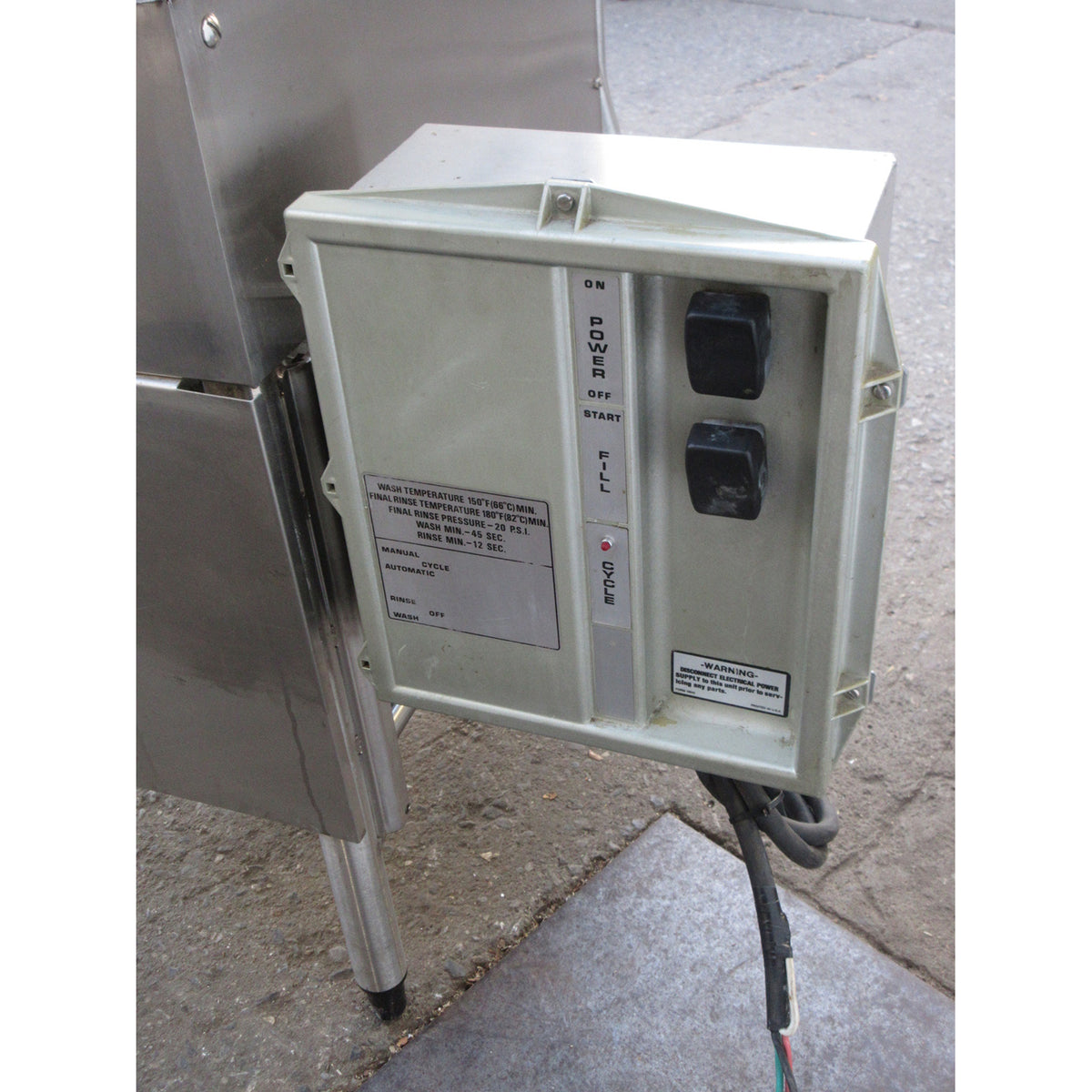 Hobart AM-12 Dishwasher, W/Water Heater Booster, Used Excellent Condition