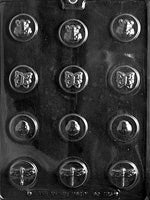 Frog Butterfly Ladybug Dragonfly Mints Chocolate Mold - LPAO125