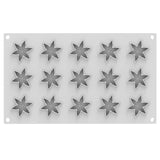Silikomart COROLLE 4 Silicone Mold, 15 Cavities