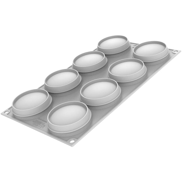 Silikomart MACARON 110 Silicone Mold, 8 Cavities