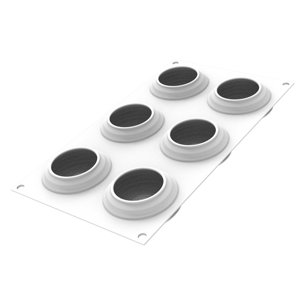 Silikomart SARA 100 Silicone Mold, 6 Cavities