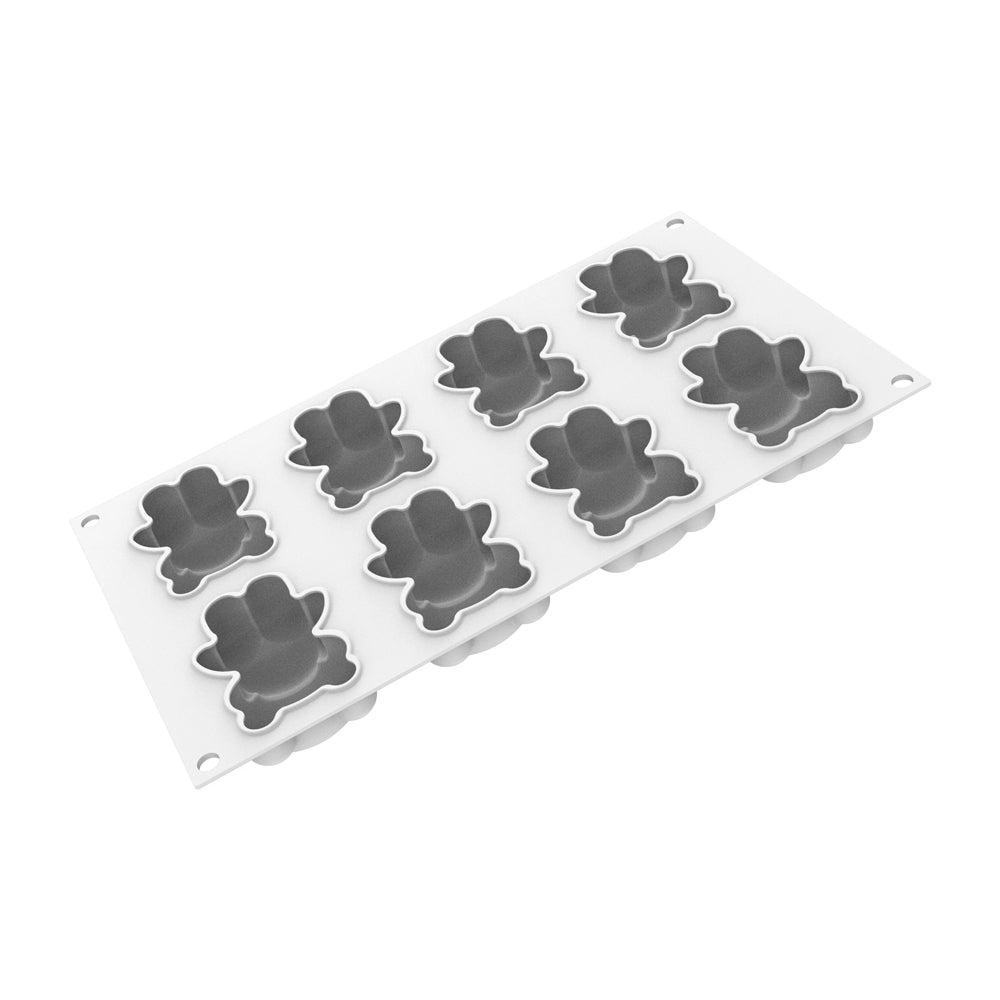 Silikomart TEDDY BEAR 68 Silicone Mold, 8 Cavities