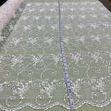 Beaded Embroidered Lace Mesh