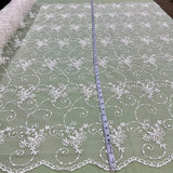 Beaded Embroidered Lace Mesh