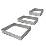 Gobel Stainless Steel Adjustable Cake Frame, 11" x 6.3" x 1.8"