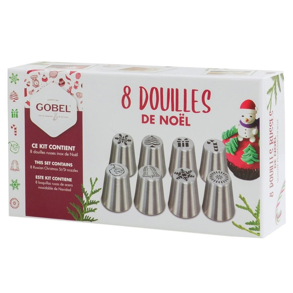 Gobel 8 Piece Christmas Nozzle Set
