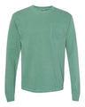 Comfort Colors® Garment-Dyed Heavyweight Crewneck Long Sleeve Pocket T-Shirt
