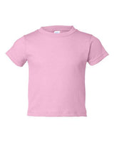 RADYAN® Toddler Cotton Jersey Crew Neck Short Sleeve Tee - 3301T