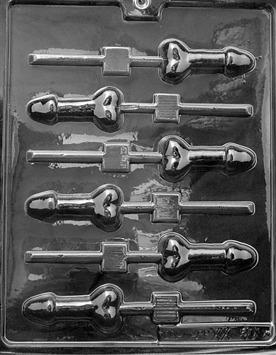 Small Pecker Pop Chocolate Mold - LPXX509