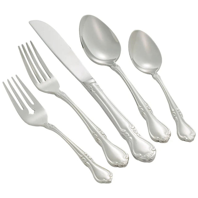 Winco Chantelle Stainless Steel Dinner Spoon, 1 Dozen