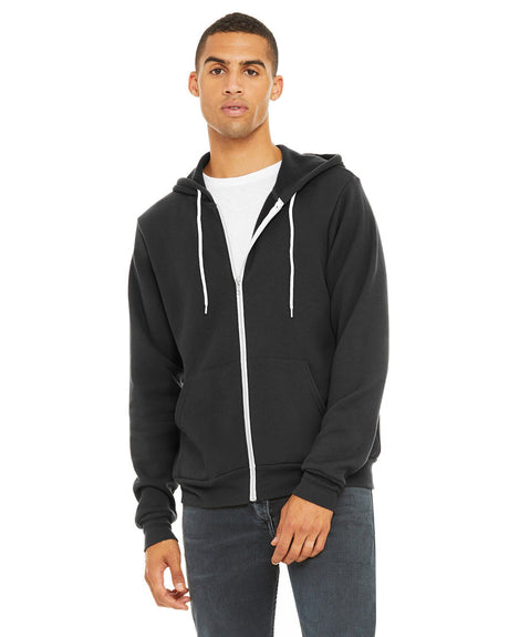 Bella + Canvas® Sponge Fleece Full-Zip Hoodie Sweatshirt