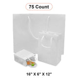 Premium Frosted Euro Tote 16" x 6" x 12"