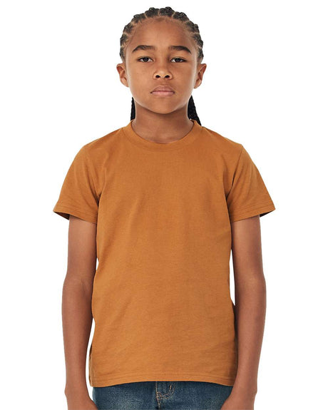 BELLA + CANVAS® Youth Jersey Crewneck Short Sleeve Tee