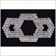4" Czech Rhinestone Applique