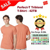 Hanes® Perfect-T Triblend Short Sleeve T-Shirt