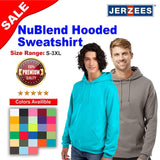 JERZEES® NuBlend Long Sleeve Hooded Sweatshirt